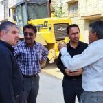 بازدید و پیگیری عملیات عمرانی سطح شهر