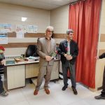 تجلیل اعضای شورای اسلامی شهر جهرم از جناب آقای علی اکبر دهقانیان(عضو شورای اسلامی شهر جهرم) و همکارانشان در بیمارستان مطهری به مناسبت بزرگداشت روز حسابدار